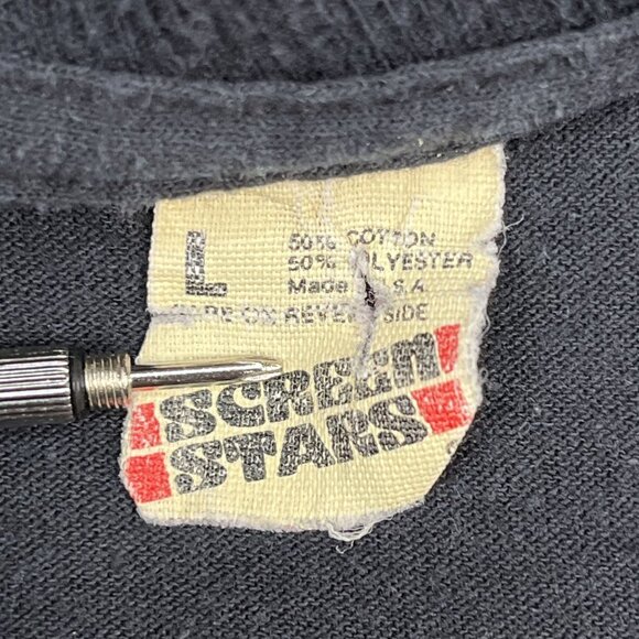 Vintage KISS 1990 Hot in the Shade Black T-Shirt Size Large - Picture 3 of 4